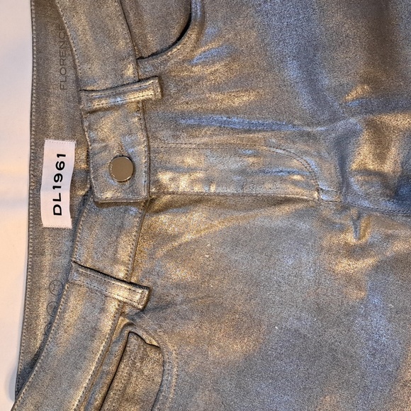 DL1961 instasculpt Florence silver jeans - Picture 2 of 10